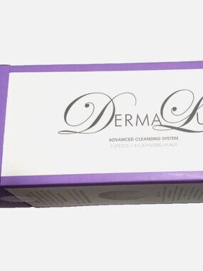 Derma Luxe Advanced Cleansing System Facial Brush Exfoliating Skin Care Kit